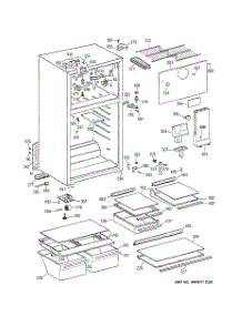 02 - Cabinet parts for Ge Refrigerator CTX16HABNRAA from AppliancePartsPros.com