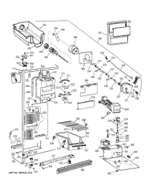 02 - Freezer Section parts for Ge Refrigerator CSX22GRBEAA from AppliancePartsPros.com