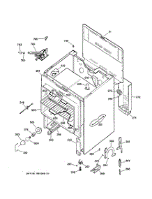 02 - Body Parts parts for Ge Range RB753BB1 from AppliancePartsPros.com