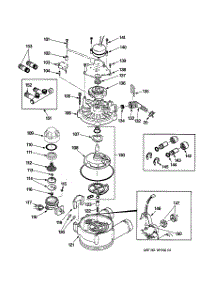 02 - Pump parts for Ge Water Softener GXSF27B00 from AppliancePartsPros.com