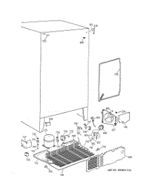04 - Unit Parts parts for Ge Refrigerator CSK20GABEAD from AppliancePartsPros.com