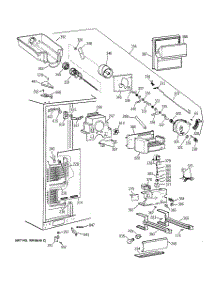03 - Freezer Section parts for Ge Refrigerator CSK30DRBEAA from AppliancePartsPros.com