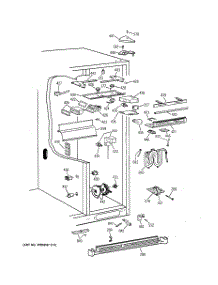 05 - Fresh Food Section parts for Ge Refrigerator CSK30DRBEAA from AppliancePartsPros.com
