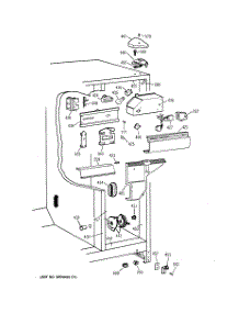 03 - Fresh Food Section parts for Ge Refrigerator CST20KABEAD from AppliancePartsPros.com