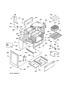 03 - Body Parts parts for Ge Range RB754GY3AD from AppliancePartsPros.com