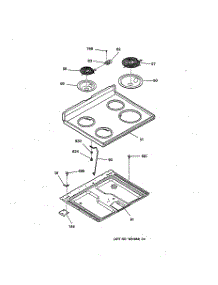 02 - Cooktop parts for Ge Range RB754Y3AD from AppliancePartsPros.com