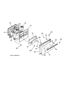 04 - Door parts for Ge Range RB787GY3BB from AppliancePartsPros.com