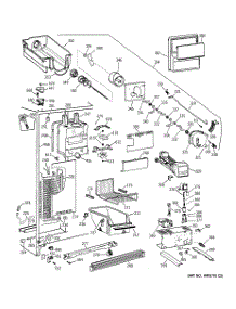 02 - Freezer Section parts for Ge Refrigerator CSM26MRDAWW from AppliancePartsPros.com