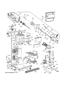 02 - Freezer Section parts for Ge Refrigerator CSX22GRBKAA from AppliancePartsPros.com
