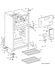 02 - Cabinet parts for Ge Refrigerator CTX18LYZHRWH from AppliancePartsPros.com