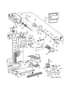 02 - Freezer Section parts for Ge Refrigerator CSX22BCBKWH from AppliancePartsPros.com