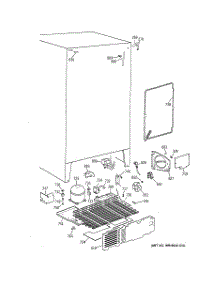 05 - Unit Parts parts for Ge Refrigerator CSX22BCBKWH from AppliancePartsPros.com