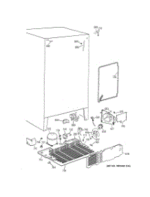 05 - Unit Parts parts for Ge Refrigerator CSM25MRCGWW from AppliancePartsPros.com