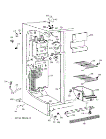 02 - Freezer Section parts for Ge Refrigerator CSX19LABGWH from AppliancePartsPros.com