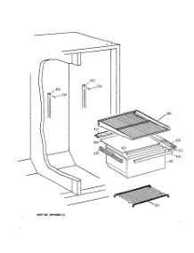 04 - Fresh Food Shelves parts for Ge Refrigerator CSX19LABGWH from AppliancePartsPros.com