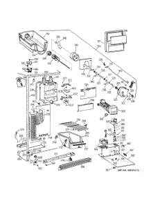 02 - Freezer Section parts for Ge Refrigerator CSX25GPCGAA from AppliancePartsPros.com