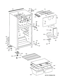 02 - Cabinet parts for Ge Refrigerator CTZ16DACJRWW from AppliancePartsPros.com