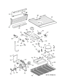 03 - Unit Parts parts for Ge Refrigerator CTZ16DACJRWW from AppliancePartsPros.com