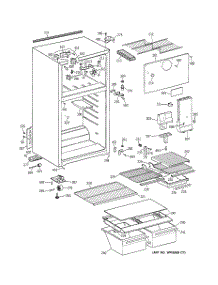 02 - Cabinet parts for Ge Refrigerator TBZ16DACKRWW from AppliancePartsPros.com