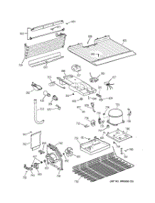 03 - Unit Parts parts for Ge Refrigerator CTZ16DACKRWW from AppliancePartsPros.com