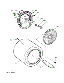 04 - Drum parts for Ge Dryer NBXR453EV1AA from AppliancePartsPros.com