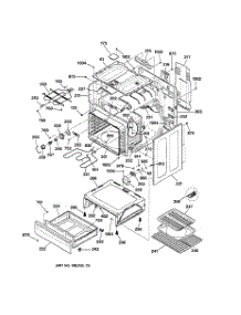 03 - Body & Drawer Parts parts for Ge Range JBP30WXB1WW from AppliancePartsPros.com