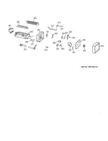 06 - Icemaker Wr30x0327 parts for Ge Refrigerator CSX22BCBBWH from AppliancePartsPros.com