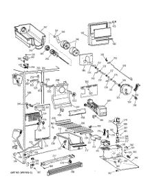 02 - Freezer Section parts for Ge Refrigerator CSX22DRAAD from AppliancePartsPros.com