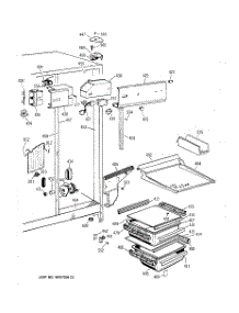 03 - Fresh Food Section parts for Ge Refrigerator CSX22DMB from AppliancePartsPros.com