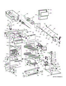 03 - Freezer Section parts for Ge Refrigerator CSX27CKC from AppliancePartsPros.com