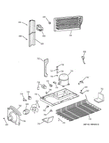 06 - Unit Parts parts for Ge Refrigerator TBX18MASJRAD from AppliancePartsPros.com