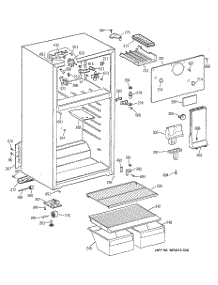 02 - Cabinet parts for Ge Refrigerator CTX16CABMLAA from AppliancePartsPros.com