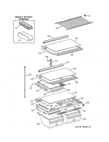 04 - Shelf Parts parts for Ge Refrigerator CTX21HABRRAA from AppliancePartsPros.com