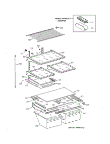 04 - Shelf Parts parts for Ge Refrigerator CTM18JACCRAA from AppliancePartsPros.com