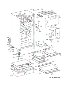 02 - Cabinet parts for Ge Refrigerator CTX17KABNRAA from AppliancePartsPros.com