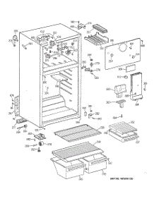 02 - Cabinet parts for Ge Refrigerator MTG14EACBRWW from AppliancePartsPros.com
