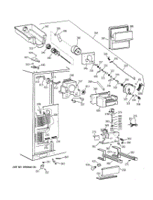 03 - Freezer Section parts for Ge Refrigerator MSK28DHDAAA from AppliancePartsPros.com