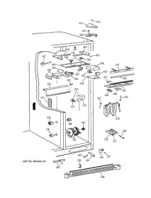 05 - Fresh Food Section parts for Ge Refrigerator MSK28DHDAAA from AppliancePartsPros.com