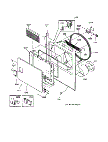 02 - Front Panel & Lint Filter parts for Ge Dryer DSXH43GA0WW from AppliancePartsPros.com
