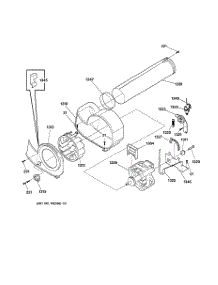 04 - Motor parts for Ge Dryer DSXH43GA0WW from AppliancePartsPros.com
