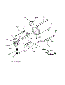 05 - Burner parts for Ge Dryer DSXH43GA0WW from AppliancePartsPros.com