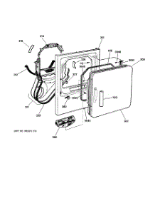 02 - Front Panel & Door parts for Ge Dryer NBXR453EV2AA from AppliancePartsPros.com