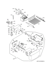 04 - Freezer Section parts for Ge Refrigerator HSS22DDMAWH from AppliancePartsPros.com