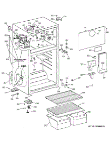 02 - Cabinet parts for Ge Refrigerator HTS17BCMBLAA from AppliancePartsPros.com