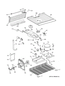 03 - Unit Parts parts for Ge Refrigerator HTT15BBMBRCC from AppliancePartsPros.com