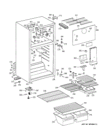 02 - Cabinet parts for Ge Refrigerator HTT18EBMBRCC from AppliancePartsPros.com