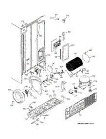 08 - Unit Parts parts for Ge Refrigerator RSG20DDMBFWW from AppliancePartsPros.com