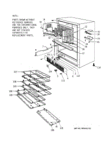 02 - Cabinet Parts parts for Ge Wine Cooler ZDW24AABB from AppliancePartsPros.com