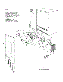 03 - Unit Parts parts for Ge Wine Cooler ZDB24AABB from AppliancePartsPros.com