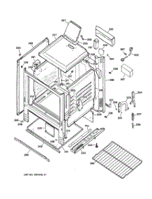 03 - Body Parts parts for Ge Range RGB508PEA3AD from AppliancePartsPros.com
